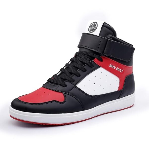 Bacca Bucci Men’s Comfy Mid-Top Casual Chunky Streetwear Fashion Sneakers